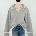 Aspen Chill Sweater in Grey-131 - Sweaters F/W (June - Nov)-Little Bird Boutique