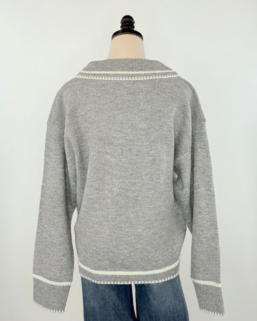 Aspen Chill Sweater in Grey-131 - Sweaters F/W (June - Nov)-Little Bird Boutique