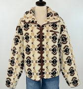 Sierra Sunrise Sherpa Jacket-141 Outerwear Coats & Jackets-Little Bird Boutique