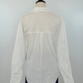 Dex Textured Button Up Blouse in White-111 - Woven Top F/W (June- Nov)-Little Bird Boutique