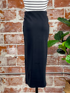 Dex Pencil Skirt in Black-231 Skirts-Little Bird Boutique