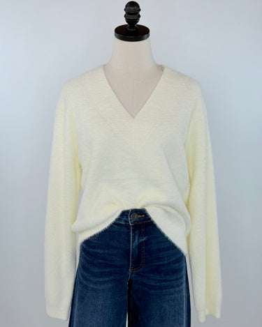 Kut from the Kloth Revel Sweater in Ivory-133 - Sweaters (Holiday)-Little Bird Boutique