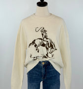 Ridin’ High Cowgirl Sweater-131 - Sweaters F/W (June - Nov)-Little Bird Boutique