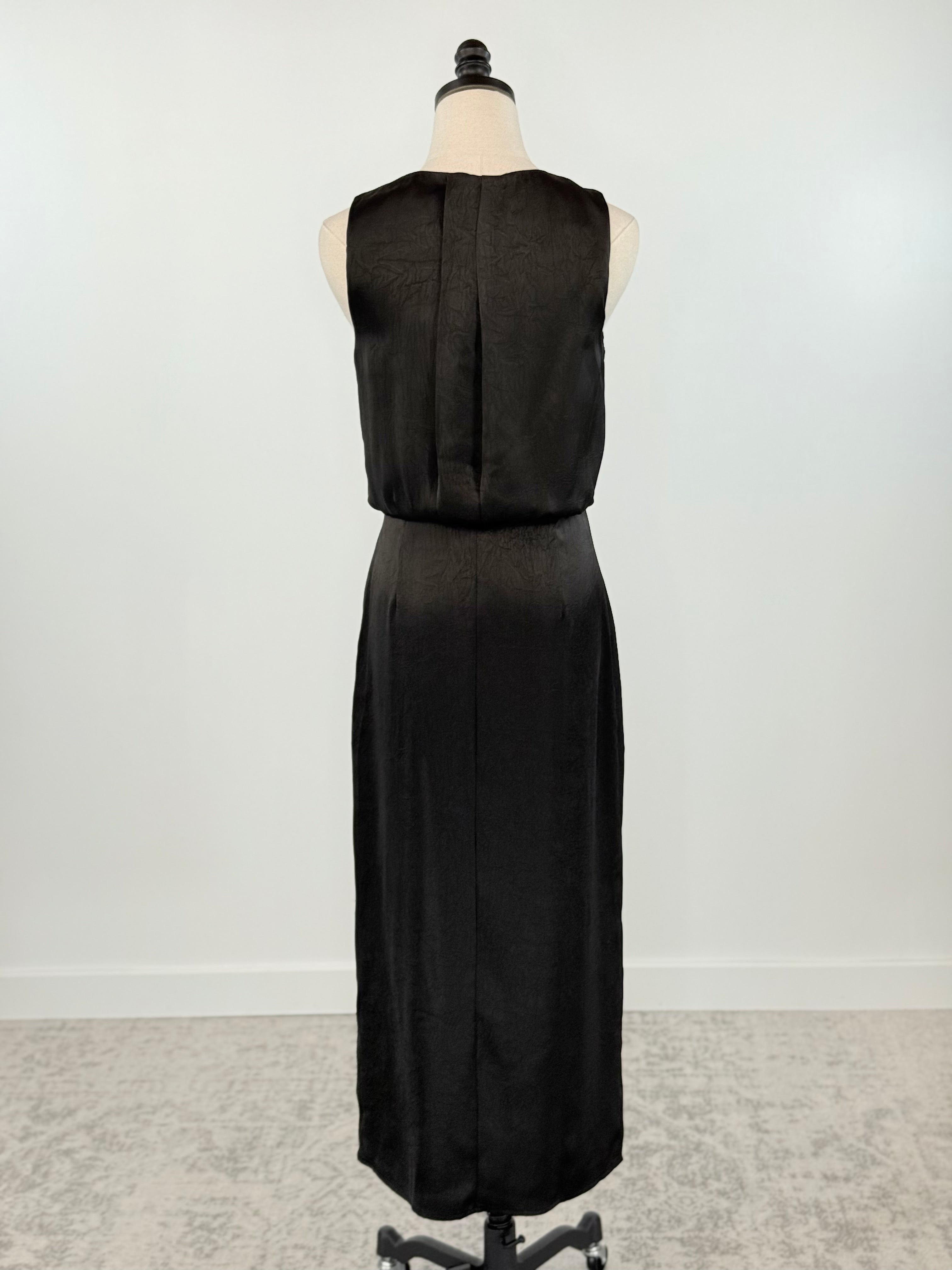 Charlie Luxe Midi Dress in Black-152 Dresses - Long-Little Bird Boutique