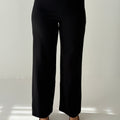 Sanctuary Runway Ponte Trouser in Black-220 Pants-Little Bird Boutique