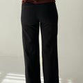 Sanctuary Runway Ponte Trouser in Black-220 Pants-Little Bird Boutique