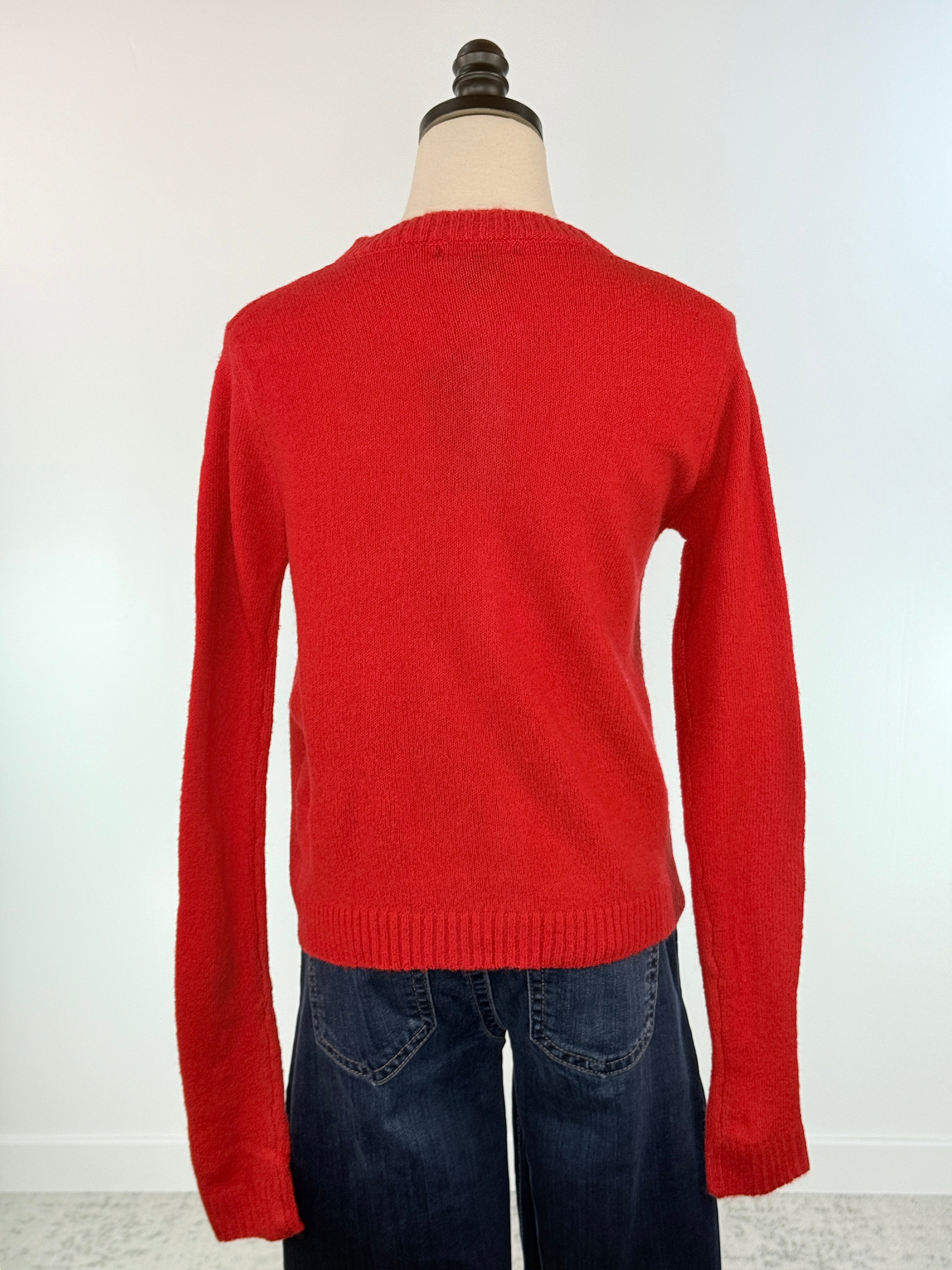 The Ruby Lane Cardigan in Red-131 - Sweaters F/W (June - Nov)-Little Bird Boutique