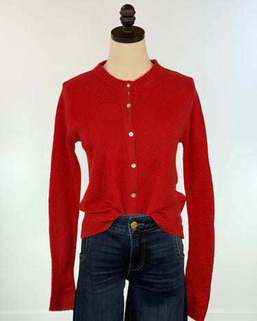 The Ruby Lane Cardigan in Red-131 - Sweaters F/W (June - Nov)-Little Bird Boutique