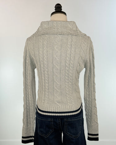 Nantucket Knit Polo in Gray-131 - Sweaters F/W (June - Nov)-Little Bird Boutique