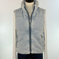 Cloudwalk Puffer Vest in Denim-141 Outerwear Coats & Jackets-Little Bird Boutique