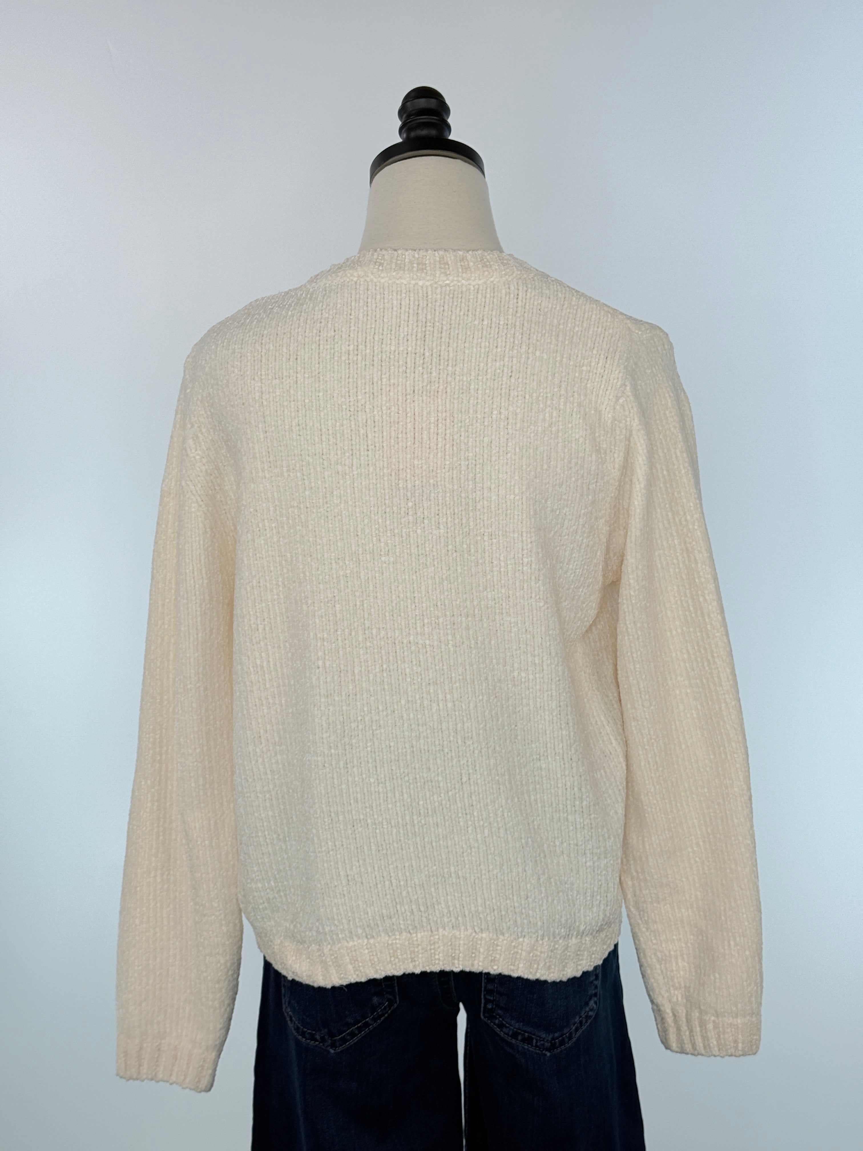 Jak and Rae Snow White Sweater-131 - Sweaters F/W (June - Nov)-Little Bird Boutique