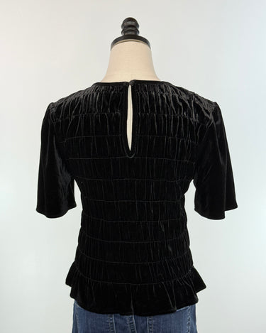Sanctuary We Belong Together Velvet Top in Black-123 - Jersey Tops (Holiday)-Little Bird Boutique