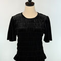 Sanctuary We Belong Together Velvet Top in Black-123 - Jersey Tops (Holiday)-Little Bird Boutique