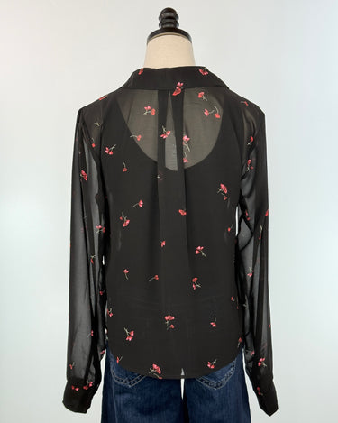Z Supply Vivienne Rio Floral Top in Black-111 - Woven Top F/W (June- Nov)-Little Bird Boutique