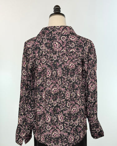 Jak and Rae Jacobean Floral Top-111 - Woven Top F/W (June- Nov)-Little Bird Boutique