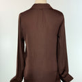 Sinclair Blouse in Chocolate-111 - Woven Top F/W (June- Nov)-Little Bird Boutique