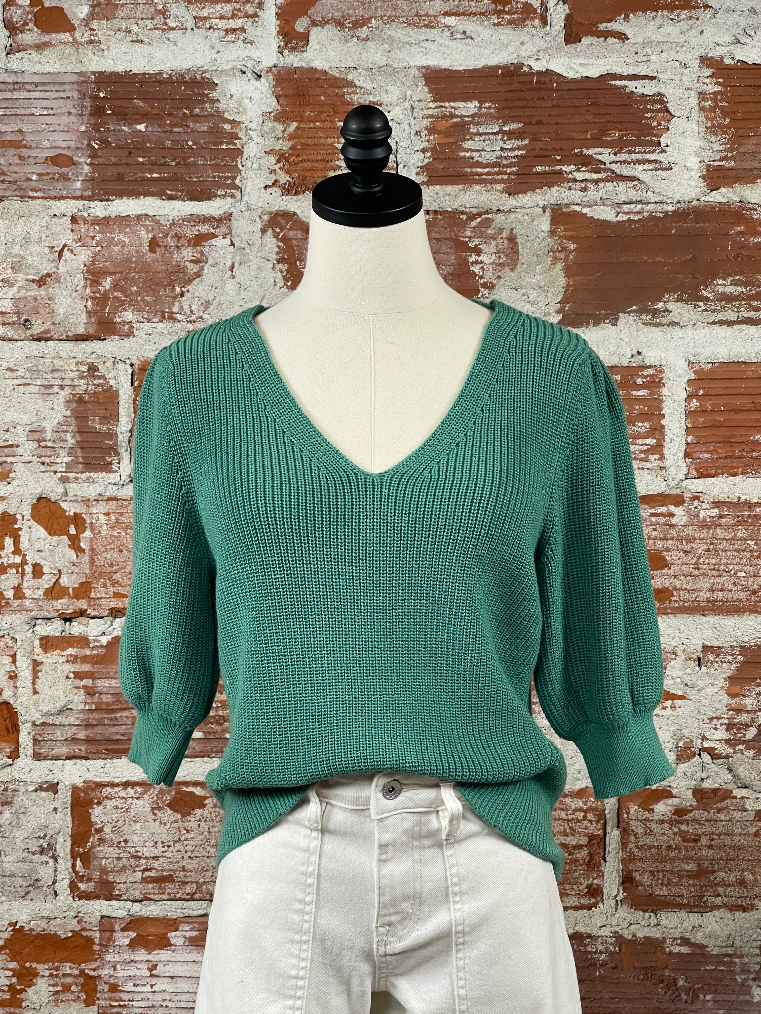 Gentle Fawn Phoebe Sweater in Green-132 - Sweaters S/S (Jan - June)-Little Bird Boutique