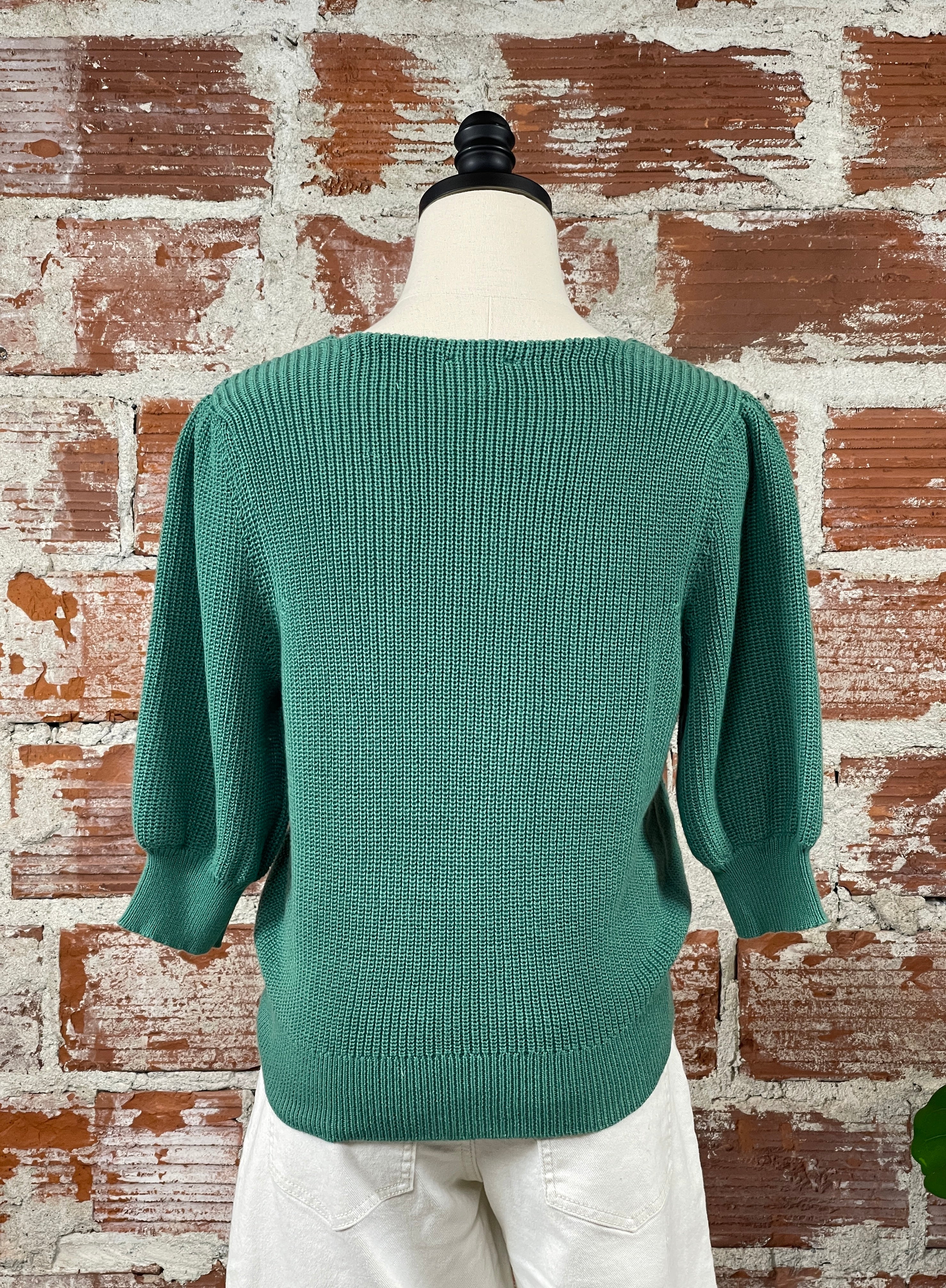 Gentle Fawn Phoebe Sweater in Green-132 - Sweaters S/S (Jan - June)-Little Bird Boutique
