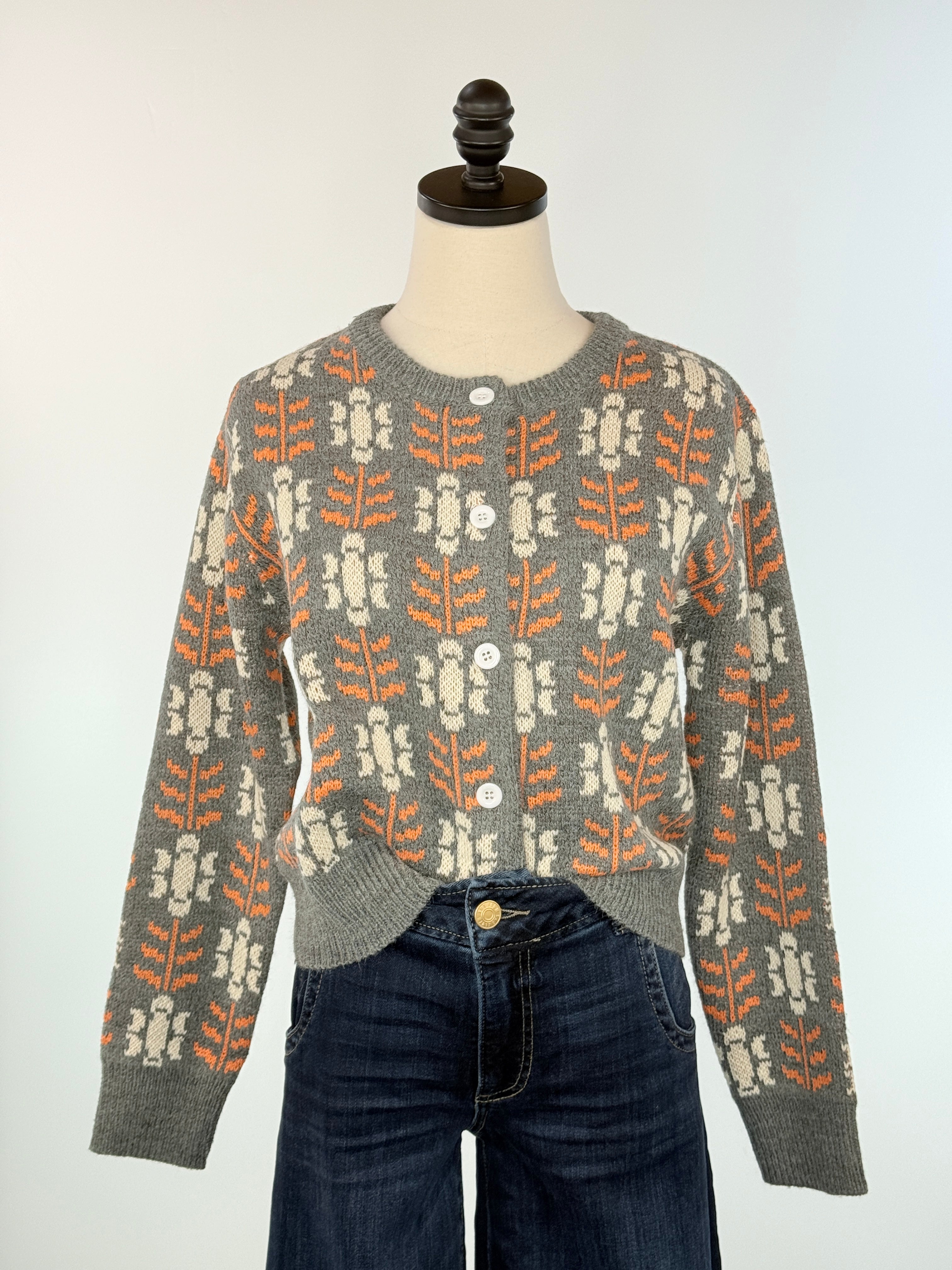 Autumn Whimsy Cardigan-131 - Sweaters F/W (June - Nov)-Little Bird Boutique