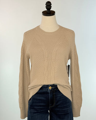 Liverpool Harvest Sweater in Khaki Melange-131 - Sweaters F/W (June - Nov)-Little Bird Boutique