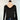 Liverpool Drape Neck Top in Black-121 - Jersey Tops F/W (June - Nov)-Little Bird Boutique