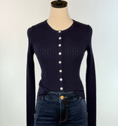 My Muse Cardigan in Navy-131 - Sweaters F/W (June - Nov)-Little Bird Boutique