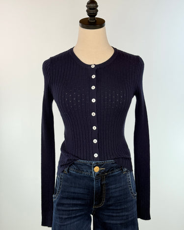 My Muse Cardigan in Navy-131 - Sweaters F/W (June - Nov)-Little Bird Boutique