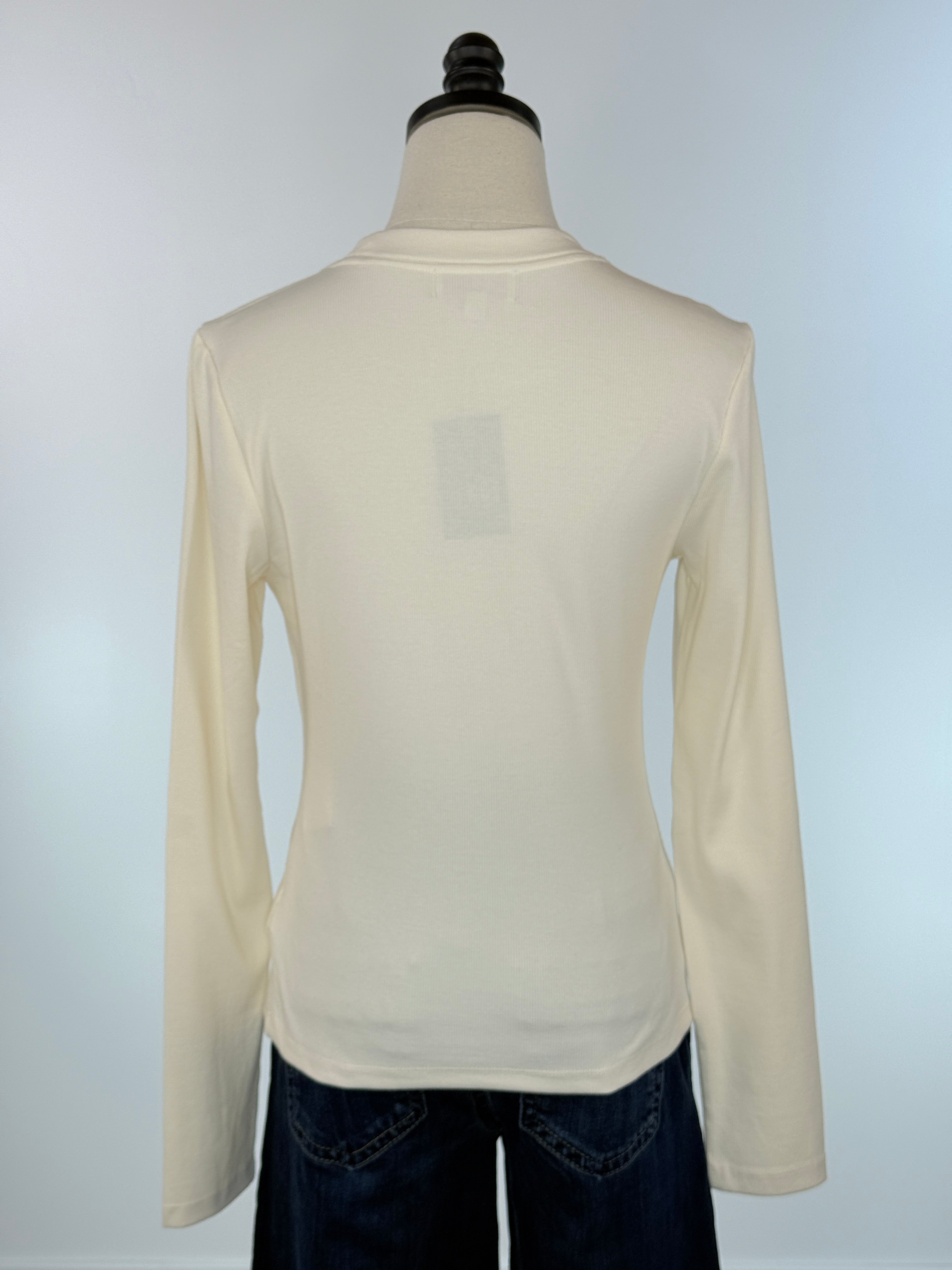 Kut from the Kloth Noelie Top in Cream-111 - Woven Top F/W (June- Nov)-Little Bird Boutique