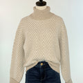 Z Supply Balkan Funnel Neck Sweater in Smoked Heather-131 - Sweaters F/W (June - Nov)-Little Bird Boutique