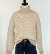 Z Supply Balkan Funnel Neck Sweater in Smoked Heather-131 - Sweaters F/W (June - Nov)-Little Bird Boutique