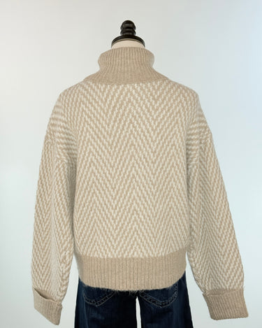 Z Supply Balkan Funnel Neck Sweater in Smoked Heather-131 - Sweaters F/W (June - Nov)-Little Bird Boutique