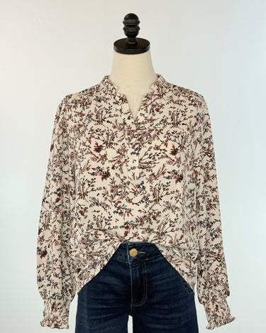 Wildflower Whispers Blouse-111 - Woven Top F/W (June- Nov)-Little Bird Boutique