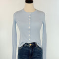My Muse Cardigan in Powder Blue-131 - Sweaters F/W (June - Nov)-Little Bird Boutique
