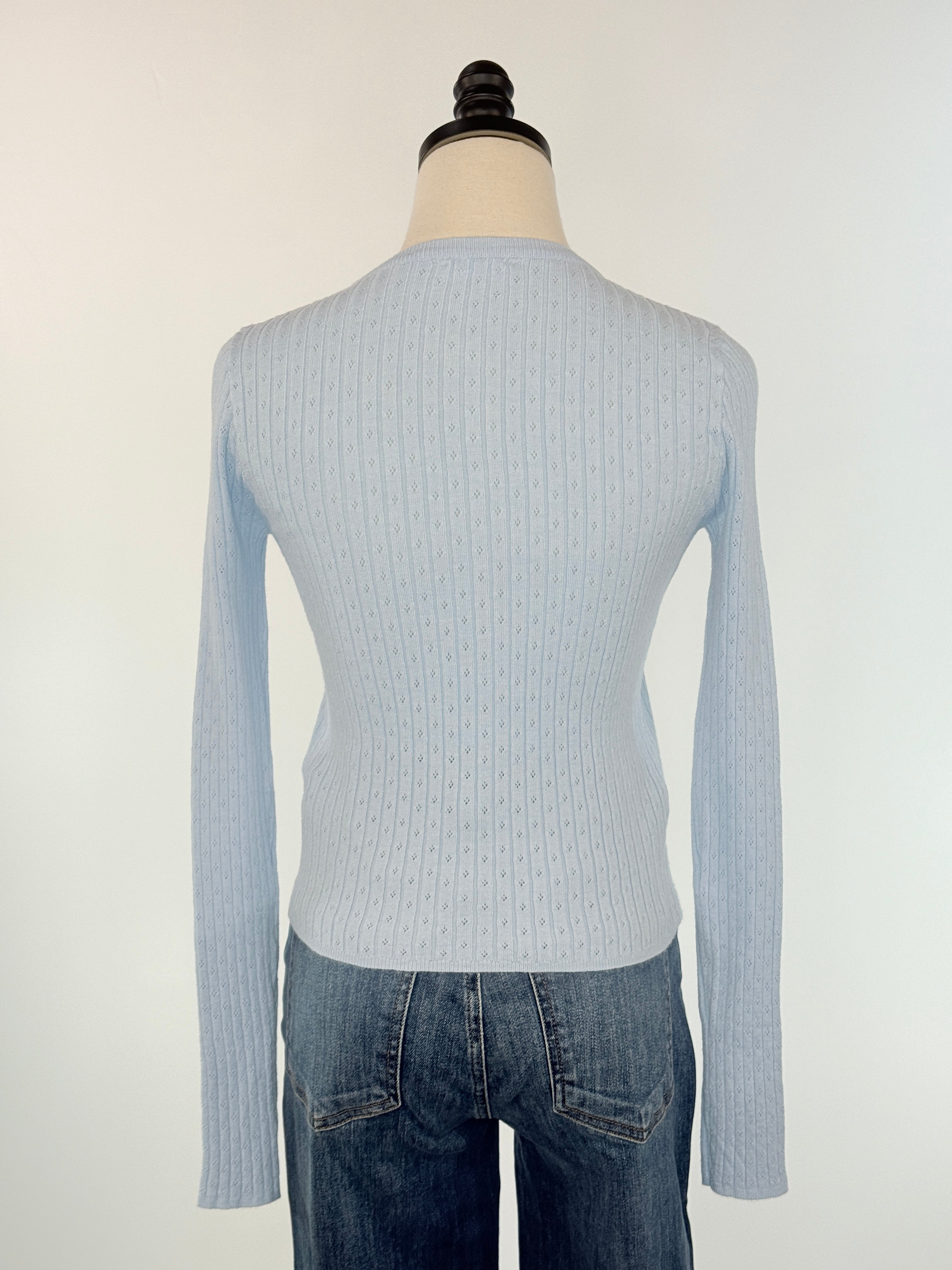 My Muse Cardigan in Powder Blue-131 - Sweaters F/W (June - Nov)-Little Bird Boutique