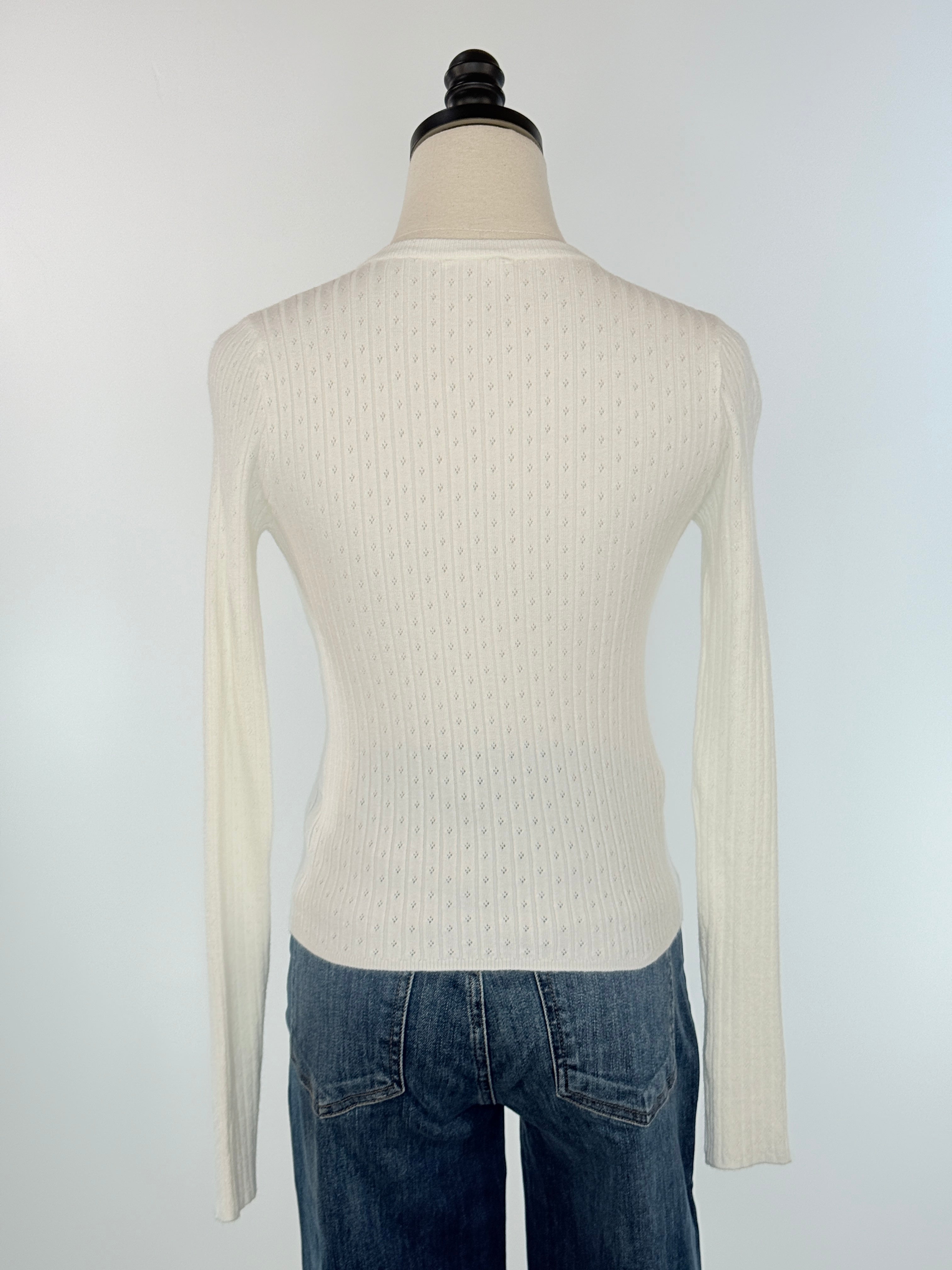 My Muse Cardigan in White-131 - Sweaters F/W (June - Nov)-Little Bird Boutique