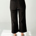 Sanctuary The Marine Black Denim Trouser in After Hours-220 Pants-Little Bird Boutique