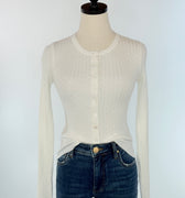 My Muse Cardigan in White-131 - Sweaters F/W (June - Nov)-Little Bird Boutique