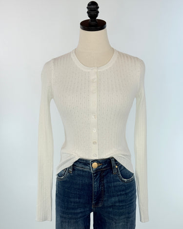 My Muse Cardigan in White-131 - Sweaters F/W (June - Nov)-Little Bird Boutique
