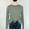 Sage Harbor Stripe Sweater-131 - Sweaters F/W (June - Nov)-Little Bird Boutique