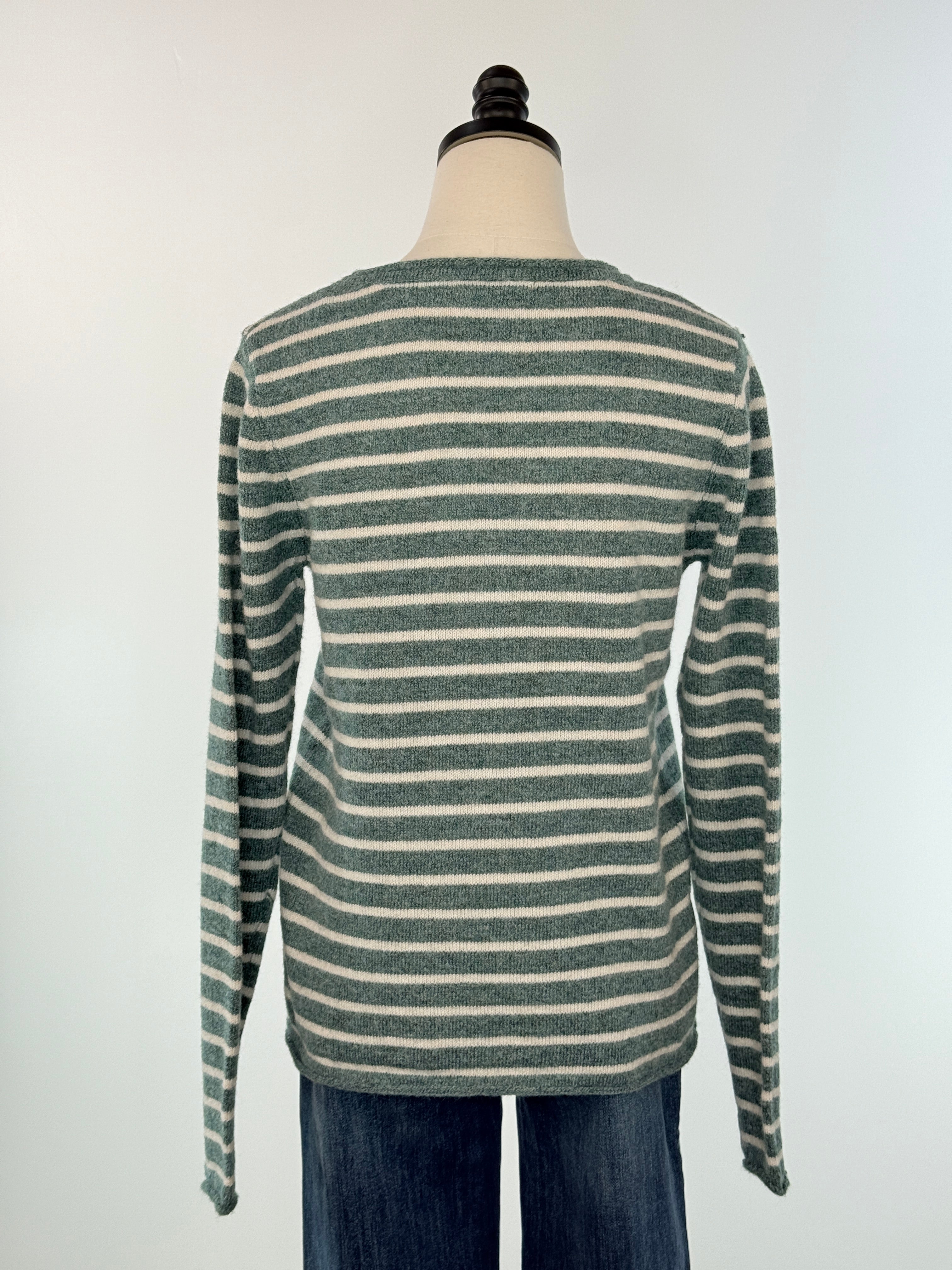Sage Harbor Stripe Sweater-131 - Sweaters F/W (June - Nov)-Little Bird Boutique