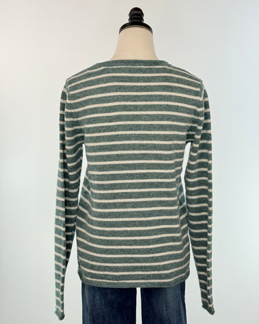 Sage Harbor Stripe Sweater-131 - Sweaters F/W (June - Nov)-Little Bird Boutique