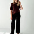 Sanctuary Runway Ponte Trouser in Black-220 Pants-Little Bird Boutique