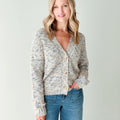 Thread and Supply Paloma Cardigan Sweater in Blue Multi-131 - Sweaters F/W (June - Nov)-Little Bird Boutique