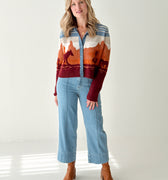 OAT NYC Front Mid Seam Baby Wide Jeans in Odell Wash-210 Denim-Little Bird Boutique