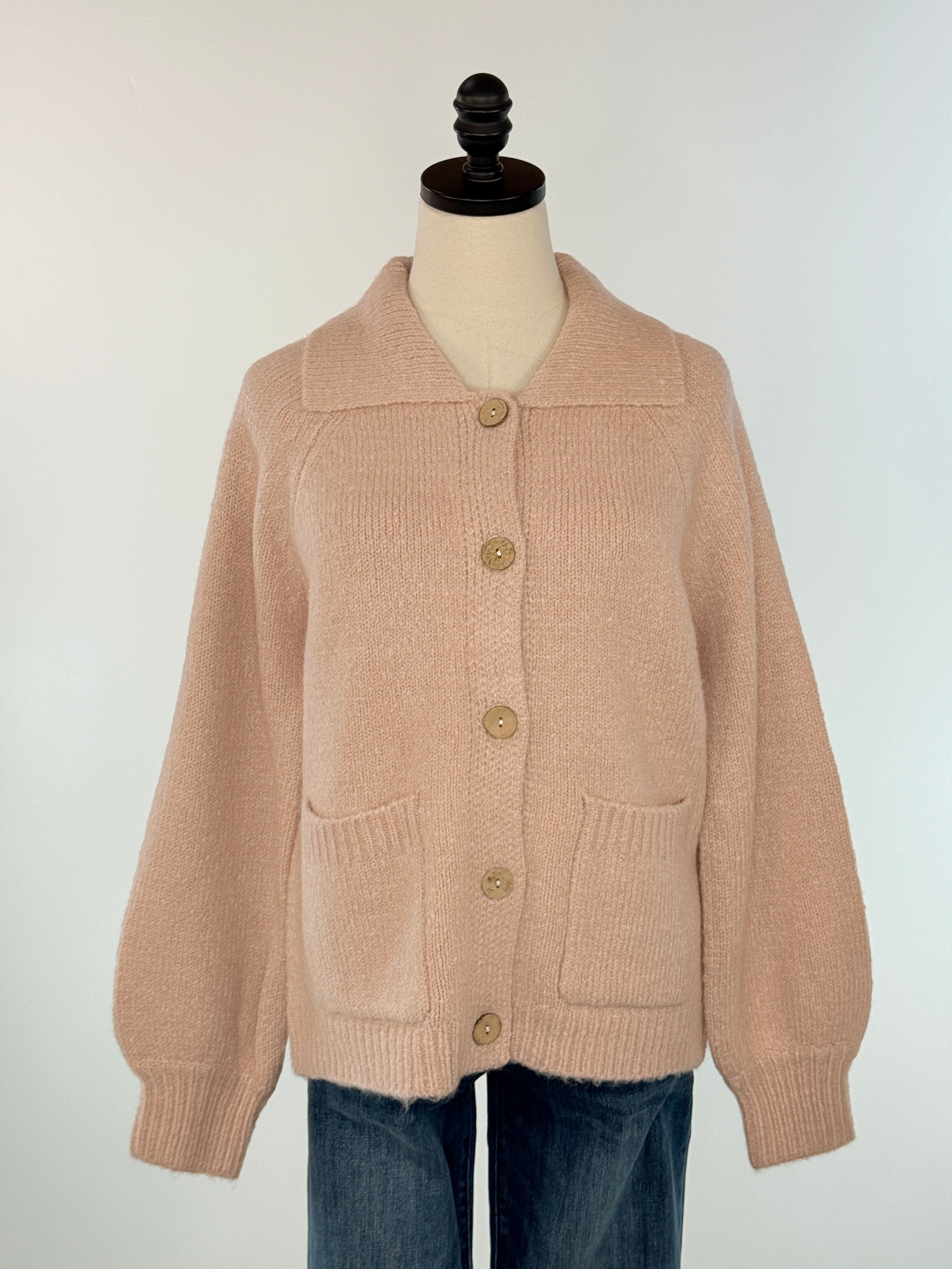 Blush Haven Cardigan-131 - Sweaters F/W (June - Nov)-Little Bird Boutique