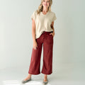 Kut from the Kloth Meg High Rise Pants in Rust-220 Pants-Little Bird Boutique