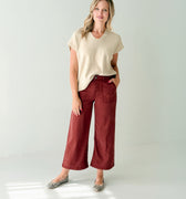 Kut from the Kloth Meg High Rise Pants in Rust-220 Pants-Little Bird Boutique