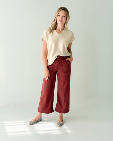 Kut from the Kloth Meg High Rise Pants in Rust-220 Pants-Little Bird Boutique