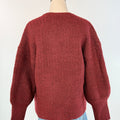 Flag and Anthem Flora Sweater in Berry-133 - Sweaters (Holiday)-Little Bird Boutique