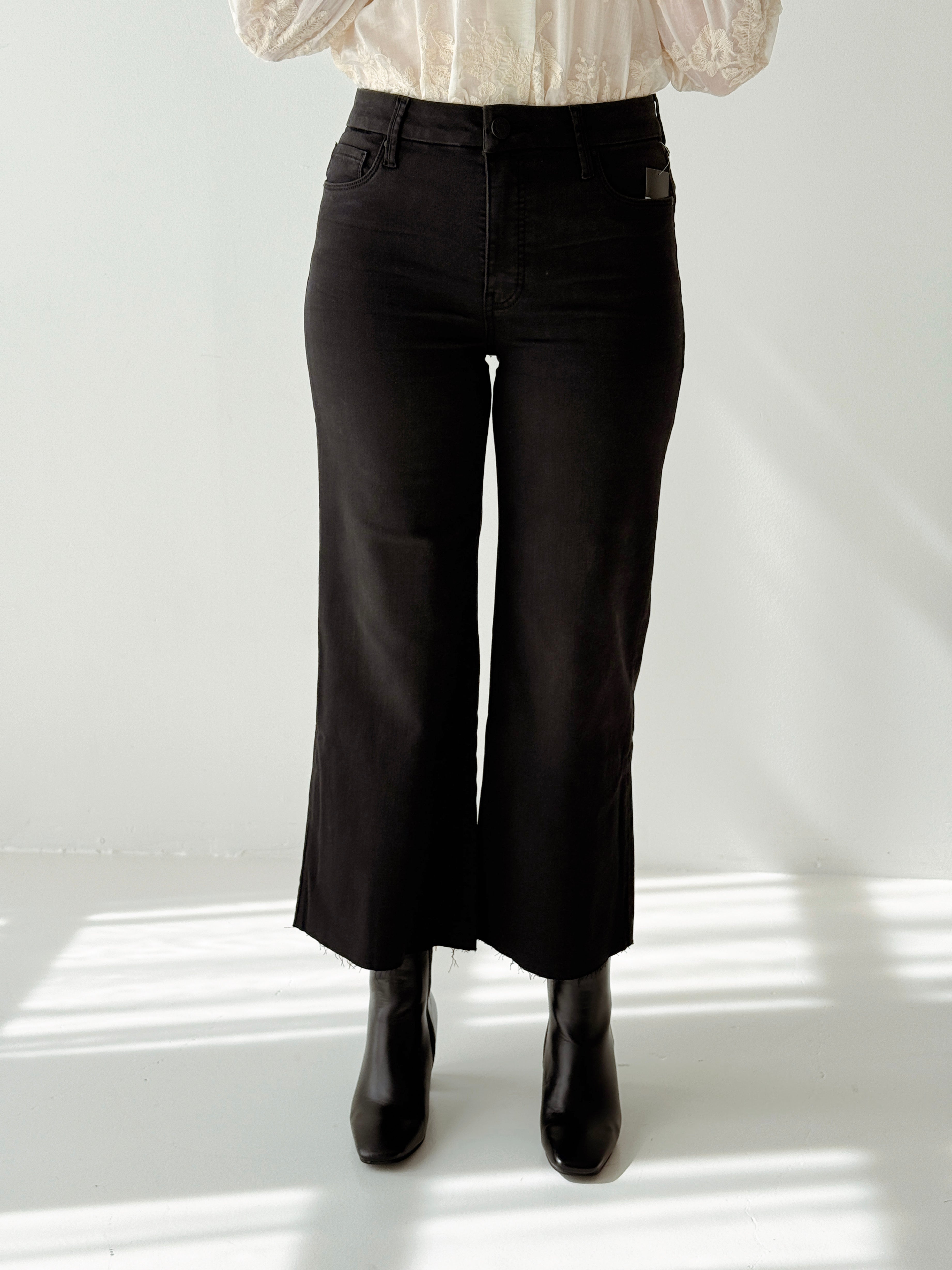 Kut from the Kloth Meg Black Jeans in Experiences Wash-210 Denim-Little Bird Boutique
